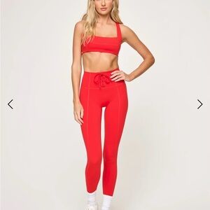 L*Space Vibrant Red Activewear Set